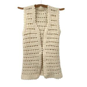 Vintage Handmade Crochet Vest